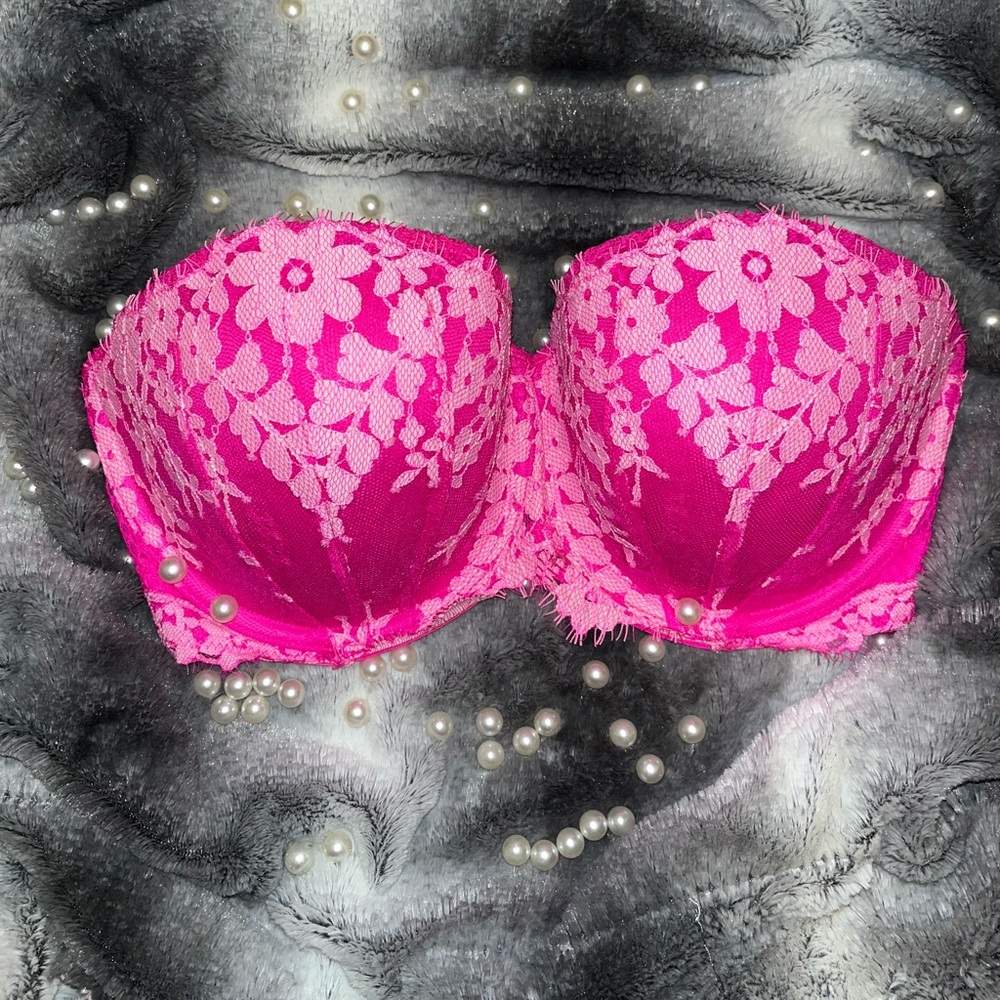 Victoria Secret Hot Pink Dream Angel Bra
